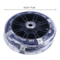 thumbnail image 2 of 1 Paire de Roues Stabilisatrices pour Accessoires de Vélo pour Enfants avec Stabilité Réglable et Acier Noir Résistant aux UV, 2 of 8