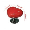 Vibrant Water Flush Button Toilet Press Button Heart Shaped Press Tank