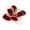 Wine, variant on Torqee Artificial Poinsettia Flowers,Christmas Fake Floral Stems with Velvet Petals,Red Berry Winter Holiday Wedding Home Decor,Burgundy,8.7x8.7in