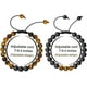 thumbnail image 2 of Pulsera de ojo de tigre para hombre, pulsera de ansiedad para hombre con piedra de lava de ojo de tigre de 8 mm, pulsera ajustable para aliviar el estrés, pulsera de ojo de tigre, difusor de aceite de aromaterapia, pulsera de lava, regalo para hombre Rojo Verde, 2 of 5