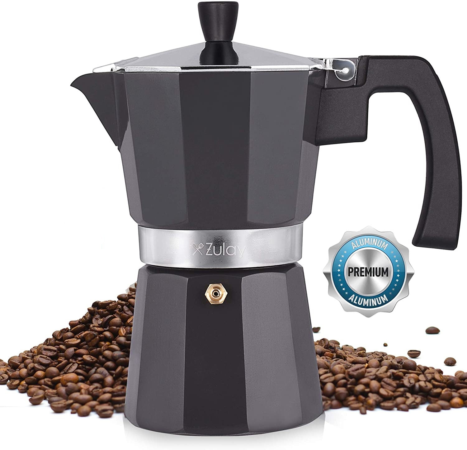 Grosche milano steel 6 cup stainless steel stovetop espresso maker moka pot cuban coffee maker