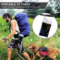 thumbnail image 5 of YFYANG Adult Microfiber Portable Travel Towel, Colorful Love Pattern Quick Dry Towel with Hiking Buckle PVC Pouch, 16" x 31.5", 5 of 6