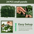 thumbnail image 5 of Costway 4 PCS 118x39in Artificial Ivy Privacy Fence Screen Faux Hedge Fence, 5 of 10