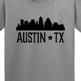 thumbnail image 4 of Inktastic Austin Texas Skyline Silhouette Tx City Youth T-Shirt, 4 of 5