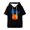 Black, variant on Dominic Fike Orange Hooded T-shirt Short Sleeve Women Men Casual Streetwear Tee