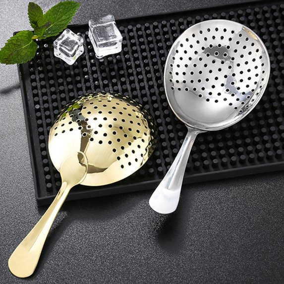 Travelwant Julep Strainers Bar Strainer Cocktail Strainer Stainless Steel Cocktail Strainer Spoon for Cocktail Drinks Home or Commercial Bar Use