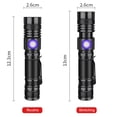 thumbnail image 2 of Aleación de aluminio 365nm LED UV luces Pet orina manchas Detector Scorpion linterna, 2 of 9