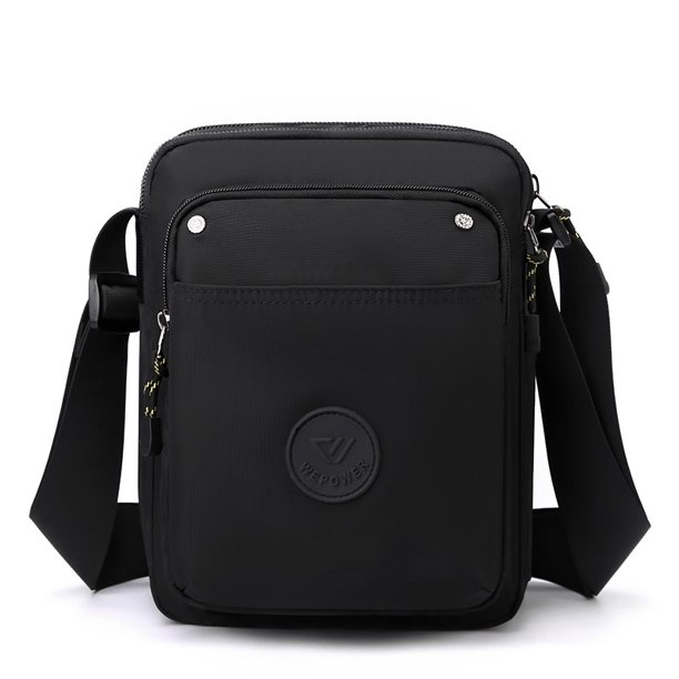 Bolso bandolera casual de nylon para hombre