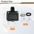 thumbnail image 2 of Uxcell 5PCS 16A Interruptores Automáticos Térmicos, 125/250V AC, 32V DC Protector de Sobrecarga de Botón Manual con Tapas Impermeables y Terminales de Conector Rápido, 2 of 5