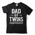 thumbnail image 2 of Mens Dad T-shirt Dad Of Twins Shirt Father's Day Shirt Father Of Twins Shirt Twin Dad Gifts (4X-Large Military Green), 2 of 6