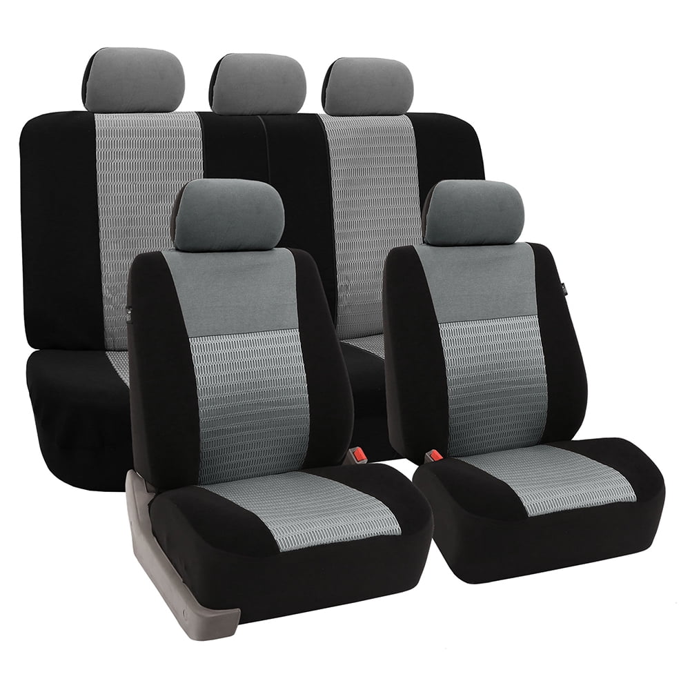 FH Group Trendy Elegance Airbag Compatible and Split Bench Seat Covers