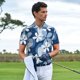 thumbnail image 3 of Fotbe Flower Camiseta Polo de Golf para Hombre con Estampado – Camisa Deportiva Transpirable con Cuello Abotonado-Medium, 3 of 6