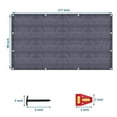 thumbnail image 6 of Awning Carpet - Blue/Grey polyethylene (HDPE) groundsheet with Stainless Steel Eyelets - Highly Robust & Washable - with Carrying Bag and 8 T-Shaped pegs Plus: 1x Cross Spirit Level, 6 of 7