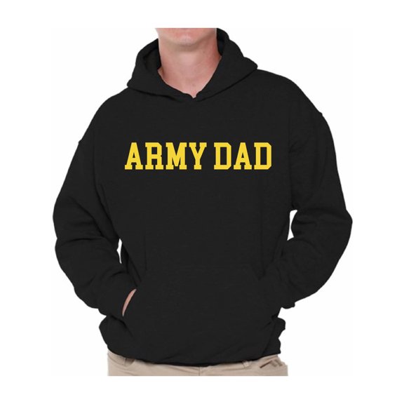 Awkward Styles Military Hooded Sweatshirt Army Dad Hoodies for Men