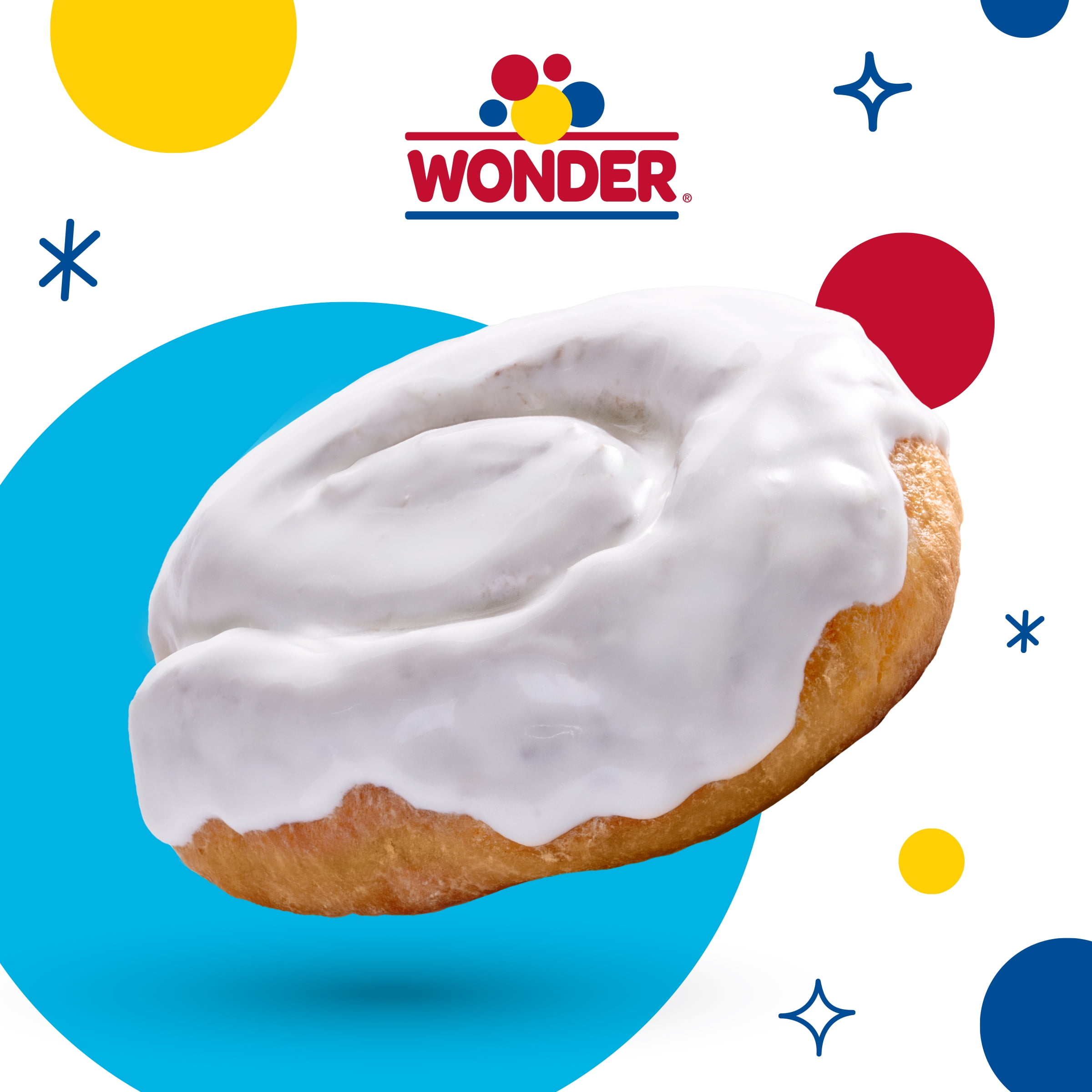 Wonder Iced Honey Bun, Individually Wrapped Pastry Snack, 4 oz