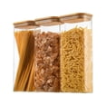 thumbnail image 1 of Contenedores de Almacenamiento de Alimentos Herméticos de Vidrio D2scrma con Tapa de Bambú, 1 of 8