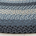 thumbnail image 3 of SAFAVIEH Braided Claes Bordered Reversible Area Rug, Dark Gray/Blue, 6' x 6' Round, 3 of 11