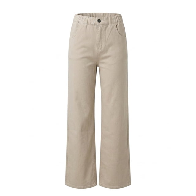 Pantalón Quarry para Dama, Resorte Cintura Beige Talla 13