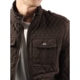 thumbnail image 3 of Ma Croix Mens Quilted Jacket Business Casual Diamond Fleece Lined Padded Winter Jackets, 3 of 7