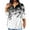 GD01-Black, variant on 3/4 Sleeve Womens Plus Size Tunic Tops With Pocket Casual Summer Floral Print Shirts Trendy V Neck Elbow Length Basic Tees Y2K Cute Fall Sweatshirts Black 3XL