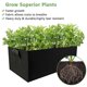 thumbnail image 2 of Bolsa de cultivo de fieltro Yuxing Rectangular 40 x 30 x 20 cm, 2 of 5