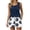 A3-Navy, variant on Women 2 Piece Lounge Shorts Sets Solid Tank Tops Leopard Hawaii Floral Print Sweatsuit Holiday Beach Outfits Red XXL