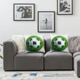 thumbnail image 2 of nygtbtfer Decorative Couch Throw Pillow Covers, Square Set Cushion Case, Soft Couch Pillow Covers - Green Grass White, 2 of 7