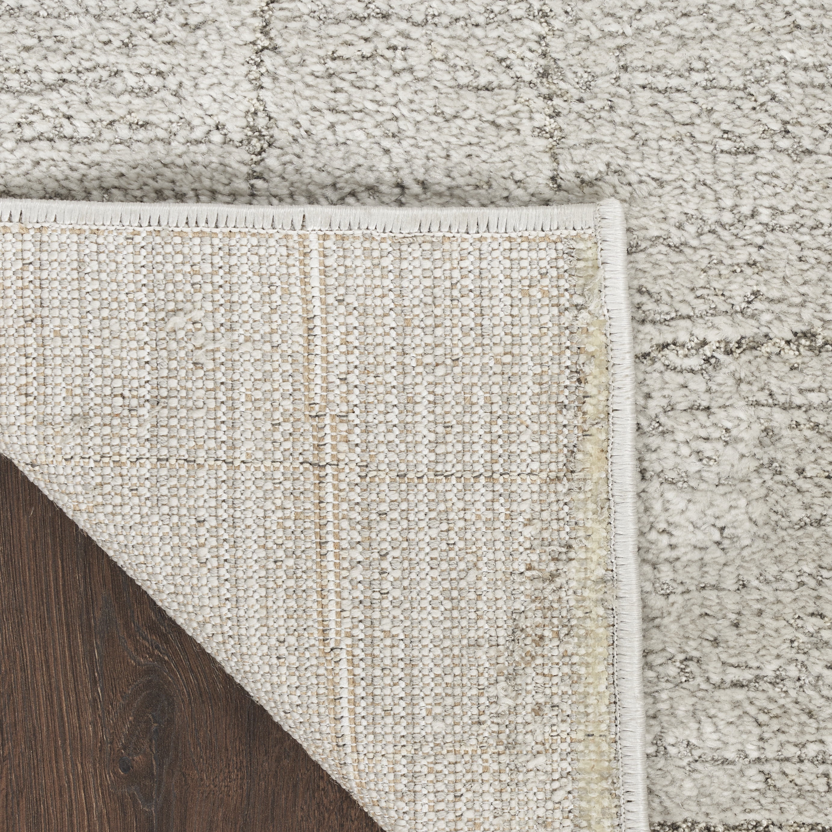 Nourison Andes Abstract Grey 5'3" x 7'3" Area Rug (5x7)