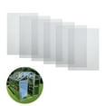 thumbnail image 2 of Aoodor 6PCS 38'' (W) x 62'' (L) x 0.2'' Twin-Wall Polycarbonate Greenhouse Panels, Outdoor Garden and Gazebo Covering, 2 of 8