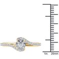 thumbnail image 4 of 1 Carat T.W. Diamond Bypass Classic 14kt Yellow Gold Engagement Ring, 4 of 5