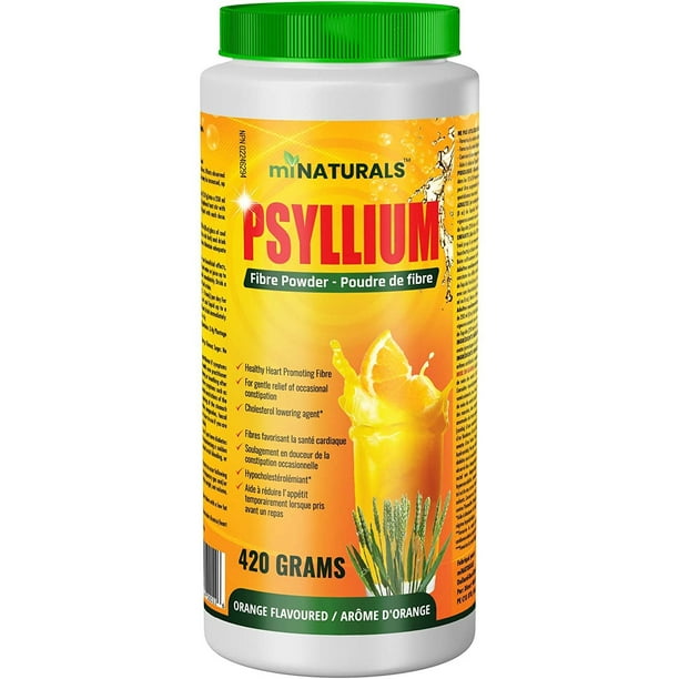 Poudre de Coque de Psyllium, 420 g - Orange