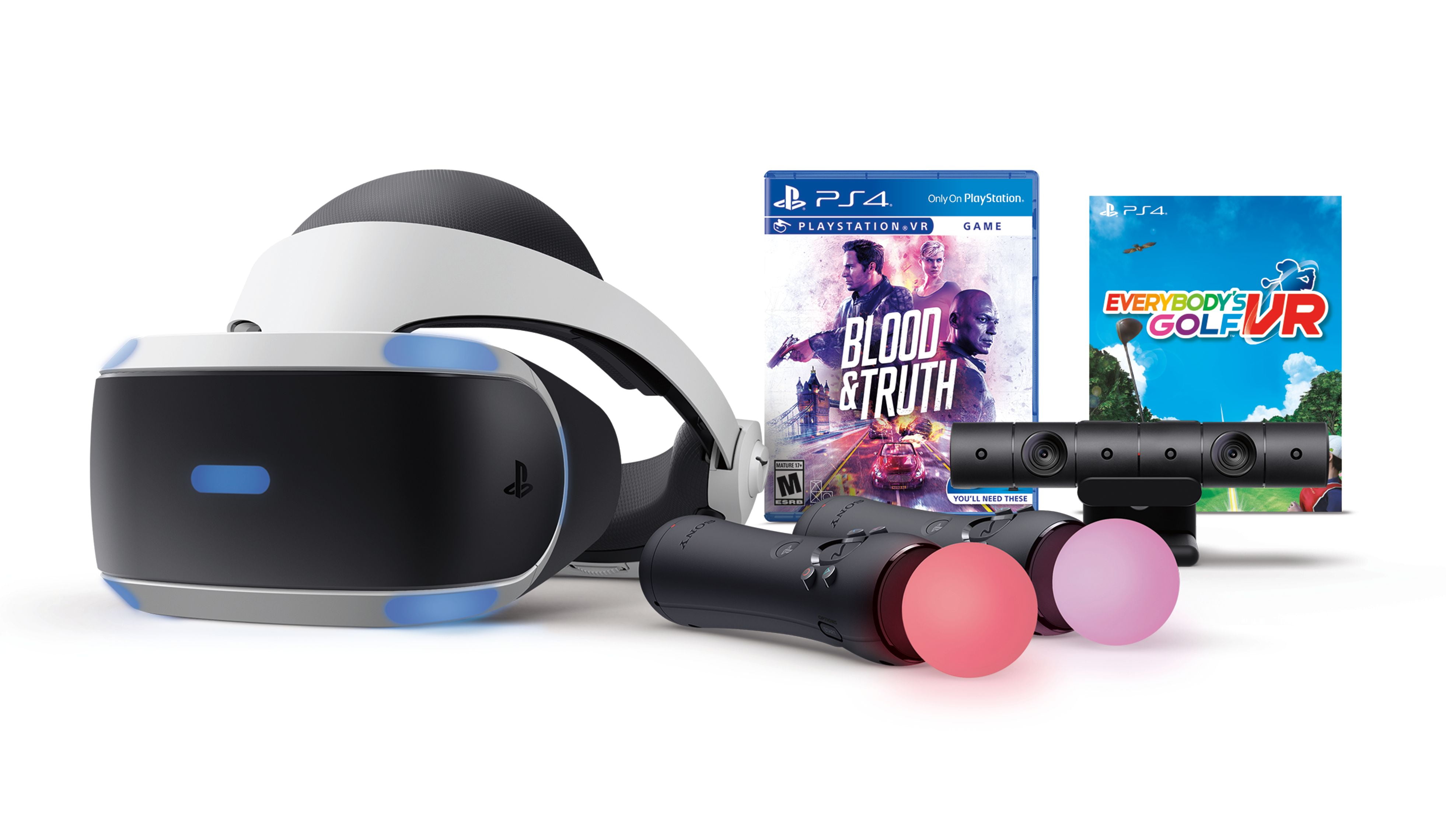 Sony Playstation Vr Blood Truth And Everybody S Golf Bundle