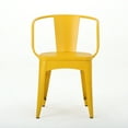 thumbnail image 2 of Collins Outdoor 3 Piece Iron Bistro Set, Matte Yellow, 2 of 6