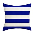 thumbnail image 2 of Yardvibe Outdoor Waterproof Throw Pillow Covers, 17.72"x17.72" Decorative Striped Cushion Cases, Modern Farmhouse Sunbrella Cushion Covers for Patio Furniture Couch Balcony Garden Bench (Blue), 2 of 6