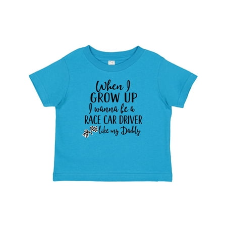 

Inktastic Future Race Car Driver Like Daddy Boys Baby T-Shirt