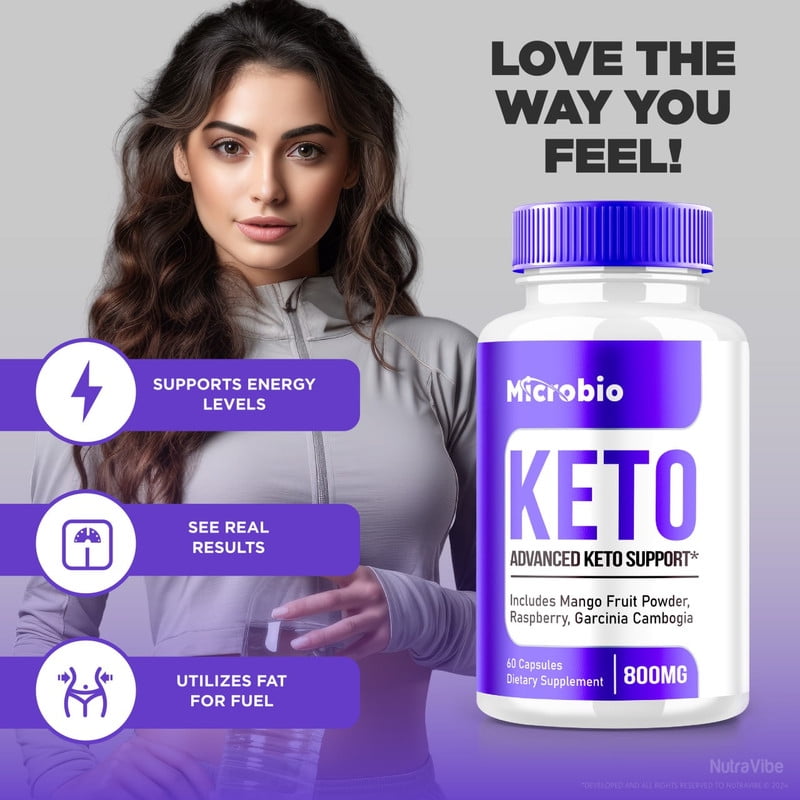(3 Pack) MicroBio Keto ACV Pills, Keto Plus ACV Capsules, All-Natural Supplement for Advanced Weight Loss, Premium Apple Cider Vinegar Formula, Official Micro Bio Reviews (180 Capsules)