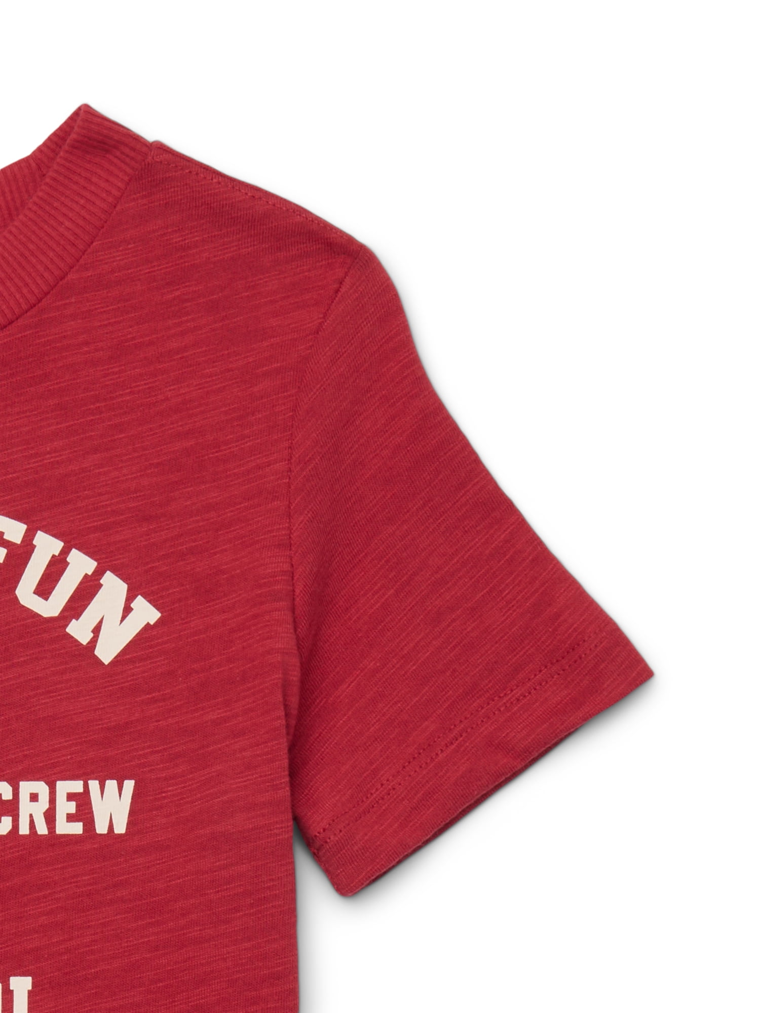 Wonder Nation Little Boys Keep It Fun Graphic Tee with Short Sleeves, Sizes 4-10