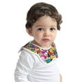 thumbnail image 2 of Hirioo Cute Cartoon Owls for Baby Cotton Petal Bib Drool Bibs for Baby Boy Unisex, 2 of 9