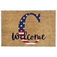 thumbnail image 2 of Diceymbol Independence Day Patriotic 7th of July Kitchen Mats , Memorial Day Home Decor Kitchen Rugs for Floor Floor Mat Entry Rug Non-Slip Washable for Porch Front Door Entrance, 2 of 4