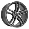 thumbnail image 3 of 18x8 OE Wheels AU07 Gunmetal Machined Wheel 5x112 (35mm), 3 of 3