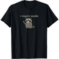 thumbnail image 1 of Funny Raccoon, I Require Snacks Camiseta, 1 of 2