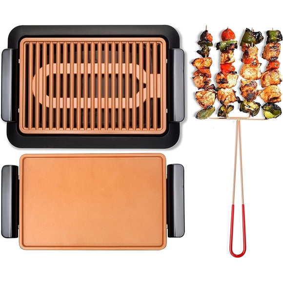 Gothamsteel Indoor Smokeless Electric Grill & Griddle Ultra Nonstick