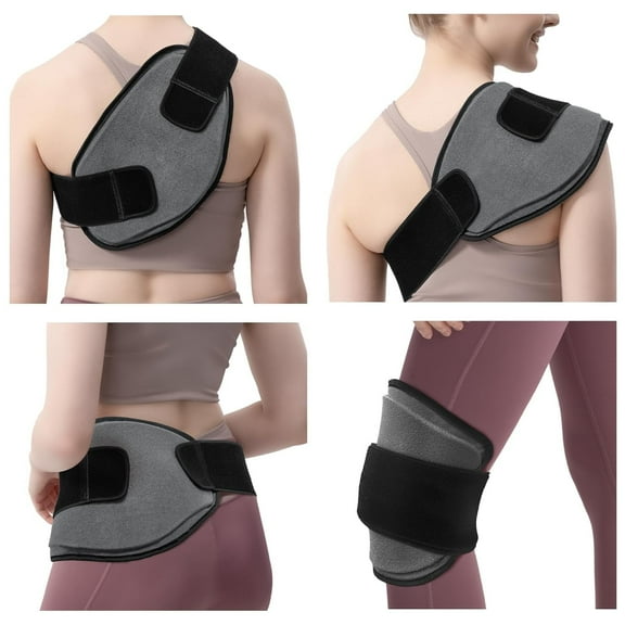 Gel Ice Packs, 1-pack | Moldable, Reusable & Flexible | Long-Lasting Cold Compress with Strong fastening for Various Body Areas