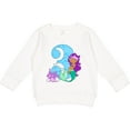 thumbnail image 2 of Inktastic Third Birthday Mermaid Toddler Sweatshirt, 2 of 4