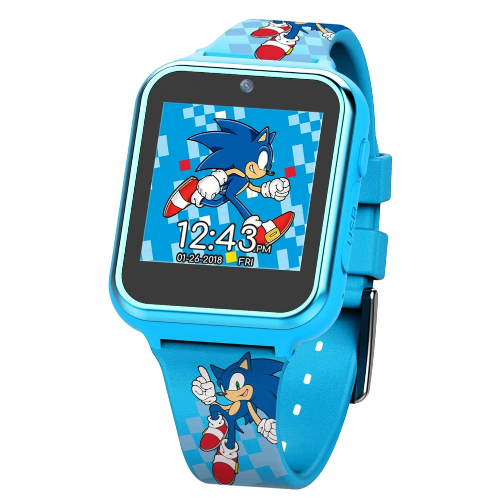 SEGA Sonic the Hedgehog iTime Interactive Smart Watch 40 MM Walmart