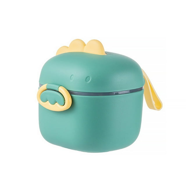 Bebé Leche Polvo Contenedor Portátil Granos Dry Caja de almacenamiento Toddlers Bocadillos Comida Suplemento Dispensador sellado Viaje Verde al aire libre Pequeño Eigraketly BA002041-04