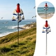thumbnail image 1 of Outdor Large Metal Nautical WindSpinner With Outdoor Garden Wind Sculpture For Yard Rotating Heavy Duty Stake Placement Theme, 1 of 6