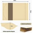 thumbnail image 2 of 100 bolsas de papel Kraft para alimentos, reutilizables con cremallera, bolsas de papel Kraft con ventana transparente, adecuadas para almacenamiento de frutos secos, 10 x 15 cm, 2 of 5