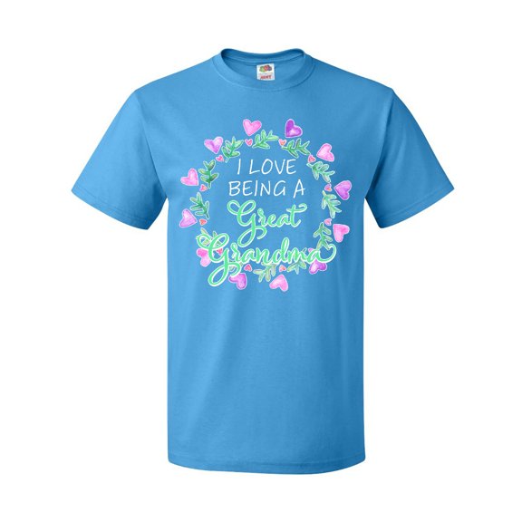 Inktastic I Love Being a Great Grandma- Circle of Hearts T-Shirt