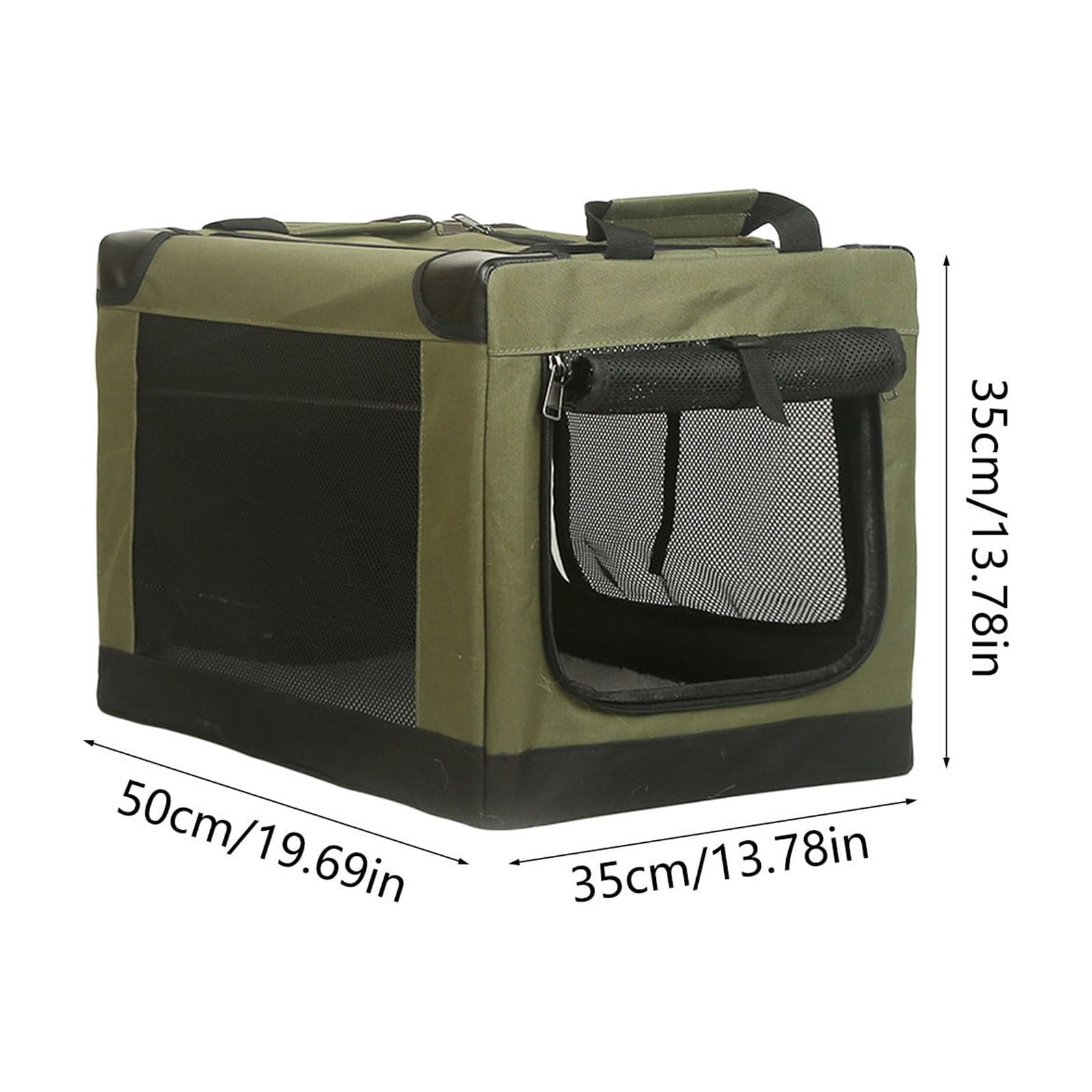 Pet Travel Carrier Foldable Soft Dog Cat Crate With Mesh Windows Portable Indoor Outdoor Kennel Tent Playpen for Small Medium Pets
